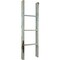 Ekena Millwork 15"W x 48"H x 3 1/2"D Vintage Farmhouse 3 Rung Ladder, Barnwood Decor Collection, Driftwood Blue DECR015X048X04LDRBU - alternate 1